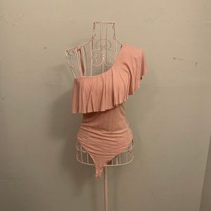 Desert Rose Asymmetrical Body Suit